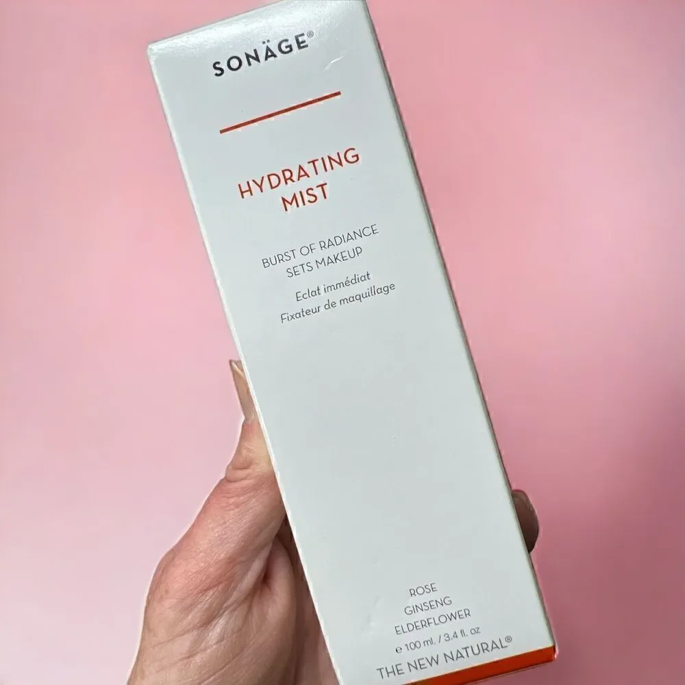 Sonage spa grade hydrating mist w rose, ginseng & elderflower- brand new/Full Sz